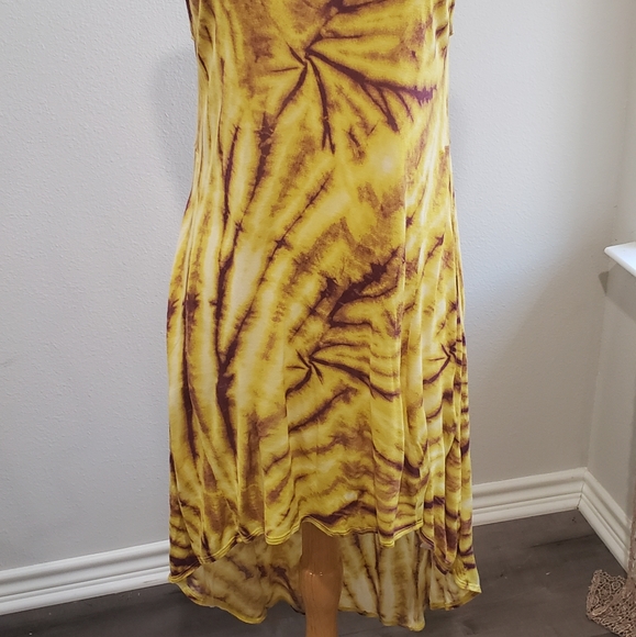 UO Staring at Stars Tie Dye High Low Dress - Picture 3 of 8